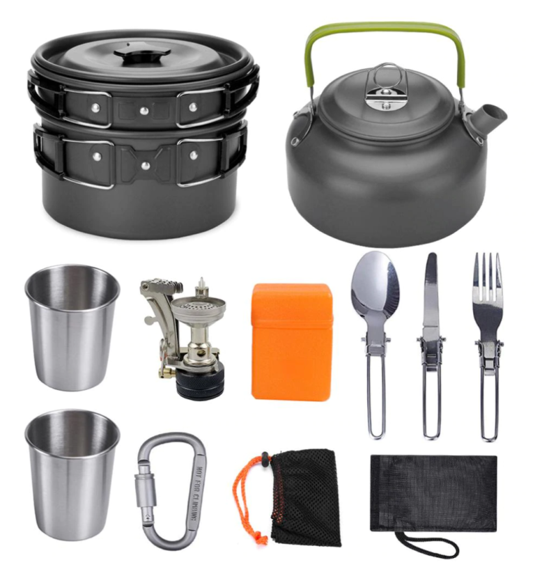 camping non stick cooking set